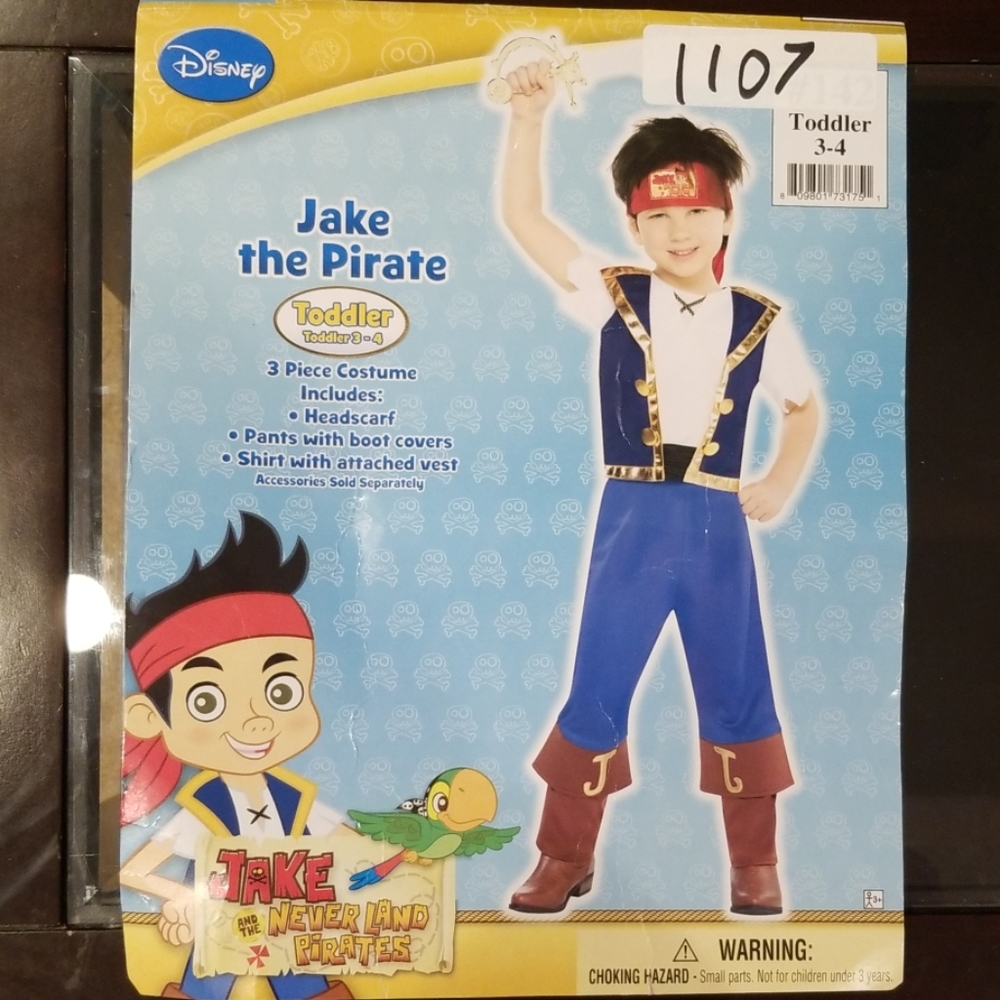 Disney Jake the priate costume